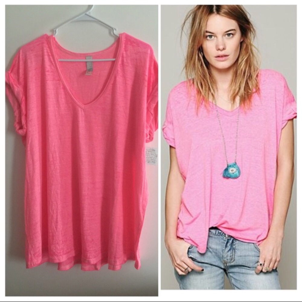 Free People FB Beach Oversized Tee